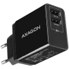 Axagon Dual wall charger <240V / 2x port 5V-2.2A + 5V-1A. 16W total po...